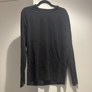 Plain lulu lemon black LS tshirt